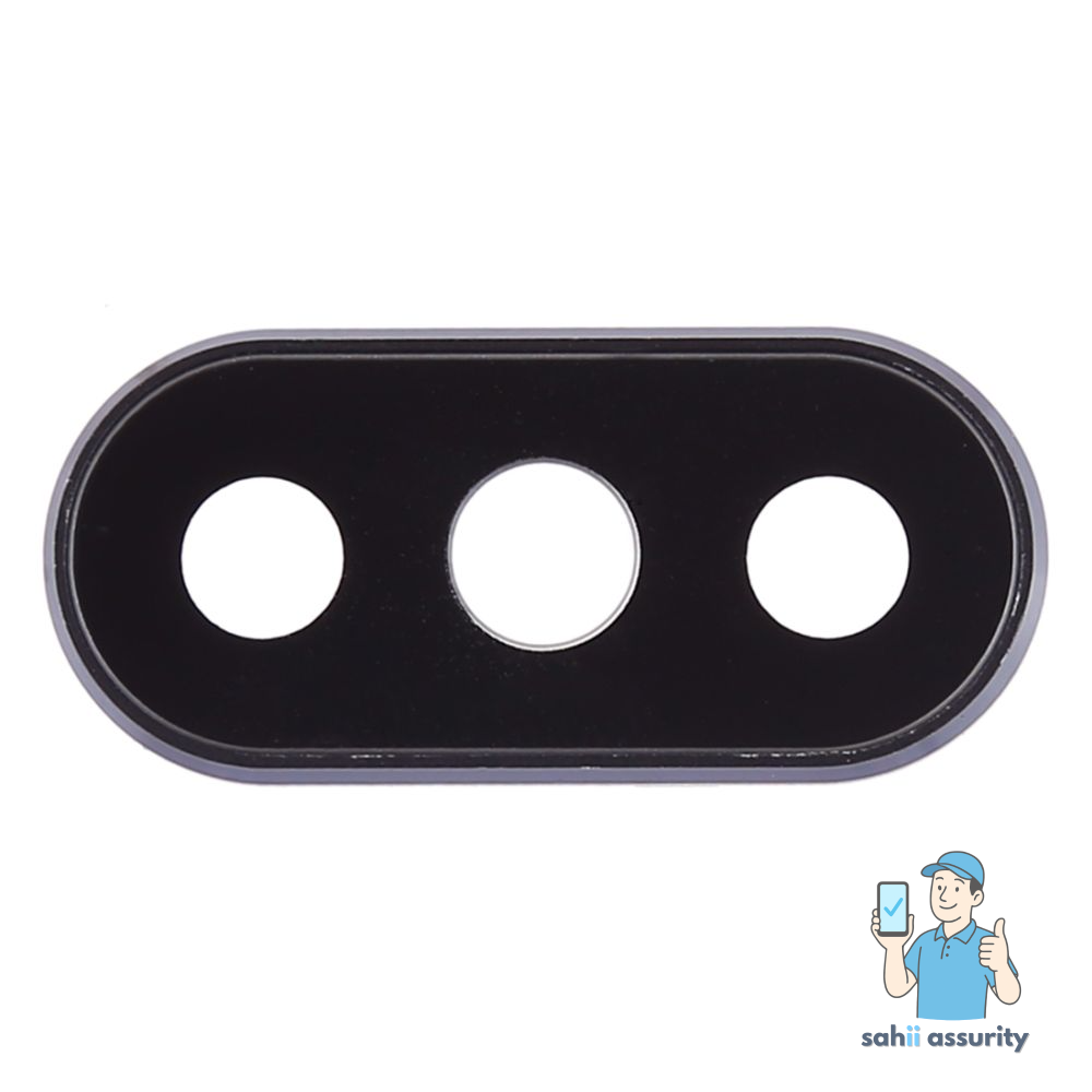 Camera Lens Glass with Frame for Xiaomi Redmi Note 5 Pro Black